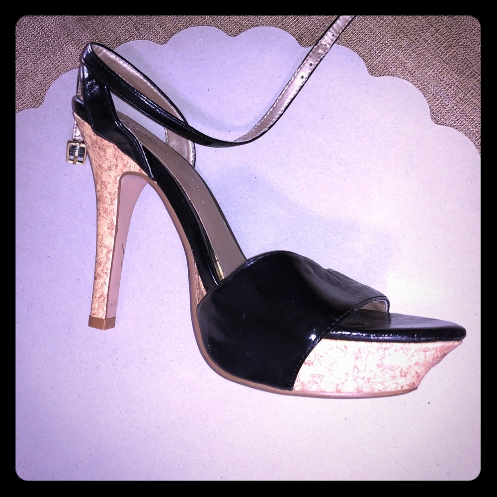 Charlotte Russe platform Cork High Heel Sandals.